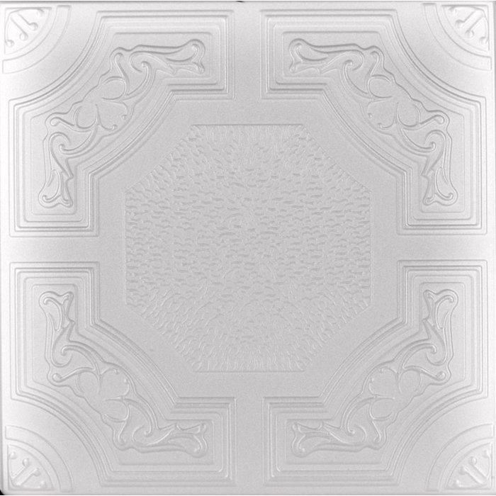 A La Maison Ceilings Evergreen 1.6 ft. x 1.6 ft. Polystyrene Glueup Ceiling Tile & Reviews